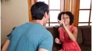 trauma bond couple fighting and yelling at each other