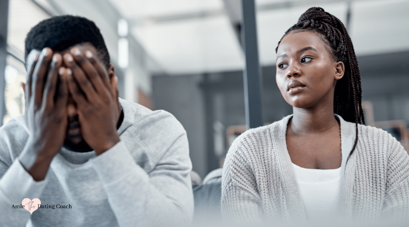 couple in an argument showing a manipulative partner